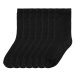 pepperts!® Dívčí ponožky s BIO bavlnou, 7 párů (černá)
