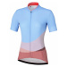 Dámský cyklistický dres Shimano Sumire Jersey Blue/Orange