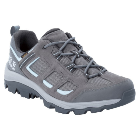 Jack Wolfskin Vojo 3 Texapore Low W Tarmac Grey/Light Blue Dámské outdoorové boty