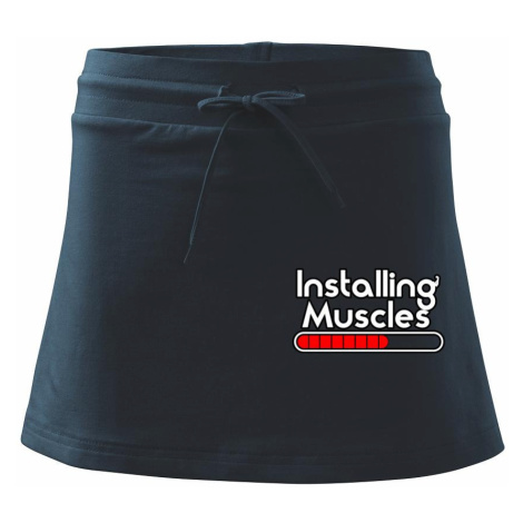Installing Muscles - Sportovní sukně - two in one