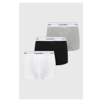 Boxerky Calvin Klein Underwear pánské, šedá barva, 000NB2380A