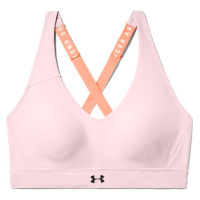 Sportovní podprsenka Under Armour Vanish Mid světle růžová