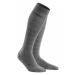 CEP WP402Z Compression Tall Socks Reflective Grey III Běžecké ponožky