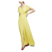 Žluté hedvábné šaty - KARL LAGERLFELD