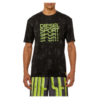 Tričko diesel amtee-duncan-ht16 t-shirt černá