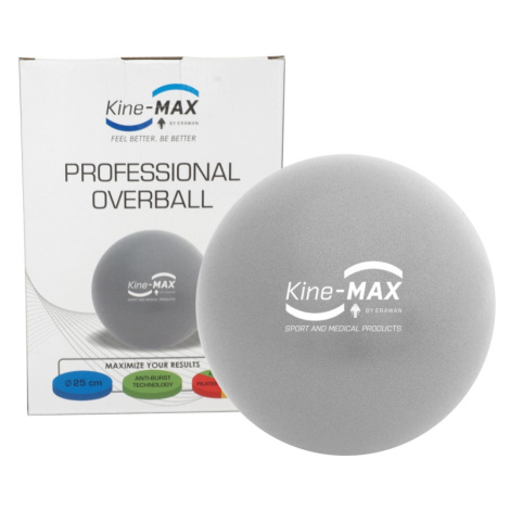 KineMAX Professional Overball 25 cm cvičební míč 1 ks stříbrný Kine-MAX
