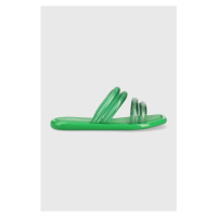 Pantofle Melissa MELISSA AIRBUBBLE SLIDE AD dámské, zelená barva, M.33747.AK996