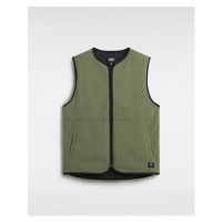 VANS Rosewood Reversible Vest Men Green, Size