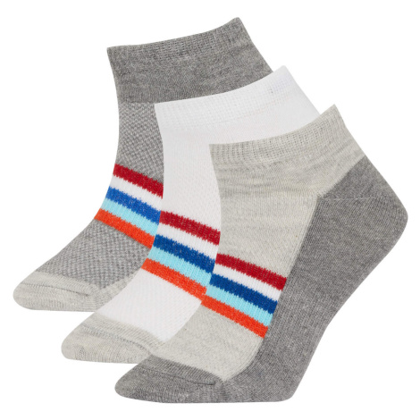 DEFACTO Boy 3 Pack Cotton Booties Socks