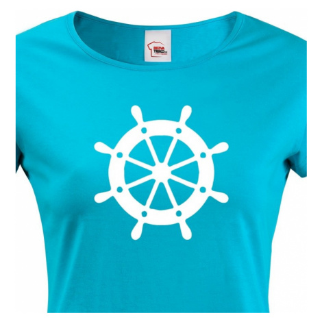 Dámské tričko pro zadáky - tričko na vodu pro kapitána lodi BezvaTriko