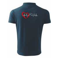 Labradorský retrívr EKG - Polokošile pánská Pique Polo 203