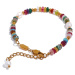 GRACE Jewellery Korálkový náramek s perlou a přírodními kameny, chirurgická ocel BN-10-1087A Bar