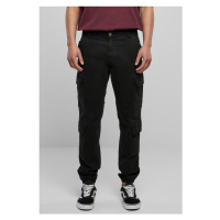 Pánské kalhoty // Urban Classics / Double Cargo Twill Jogging Pants black