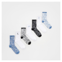 Reserved - Sada 7 párů ponožek s vysokým podílem bavlny - Modrá