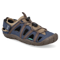 Barefoot dětské sandály Freet - Zennor Junior Brown/Blue modré