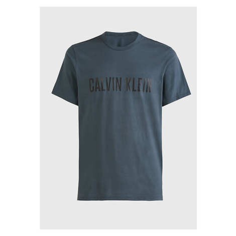 Pánské tričko Calvin Klein NM1959 Petrolejová