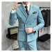 Luxusní oblek 3v1 dvouřadé sako, vesta a kalhoty