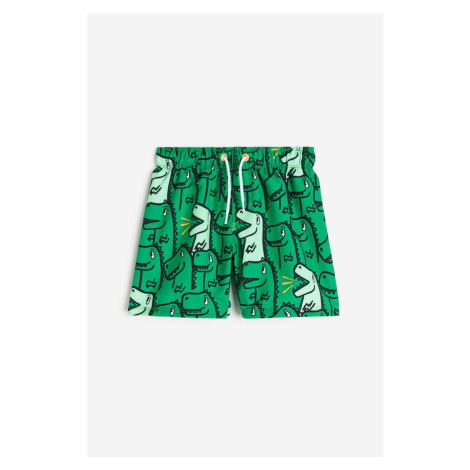 H & M - Plavkové šortky - zelená H&M