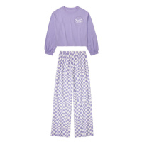 pepperts!® Dívčí pyžamo (lila fialová / bílá)