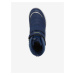 Tmavě modré klučičí zimní kotníkové boty Geox Flexyper