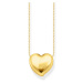 Thomas Sabo KE2276-413-39-L45V Bold - Gold-plated Necklace with Pendant in Heart Shape 40-45 cm