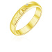 OLIVIE Snubní stříbrný prsten HORY GOLD 8893