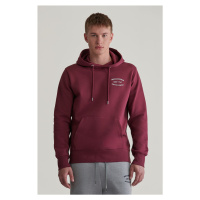 MIKINA GANT SMALL GRAPHIC SWEAT HOODIE WINE RED