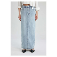 DEFACTO Long Fit Jean Long Skirt