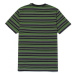 Huf T-shirt crown stripe ss knit top Černá