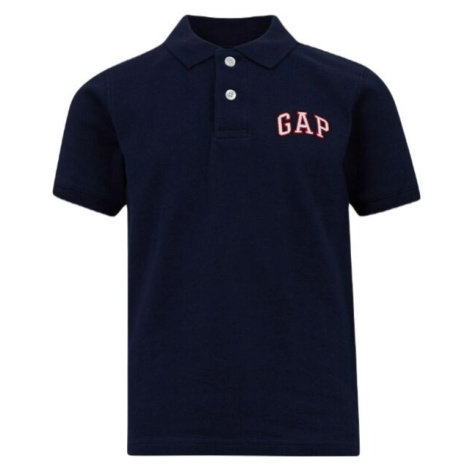 GAP LOGO POLO Dětské tričko, tmavě modrá, velikost