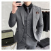 Pánský značkový oblek business styl 3v1