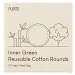 PURITO Bambusovo-bavlněné tamponky Inner Green (Reusable Cotton Rounds) 10 ks