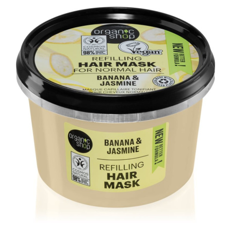 Organic Shop Banana & Jasmine maska na vlasy pro objem 250 ml