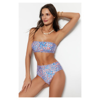 Bikini set Trendyol TBESS22BT0018/Blue-Multicolor