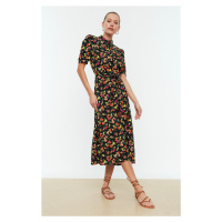 Dámské šaty Trendyol MultiColored BeltEd Shirt Dress