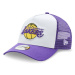 kšiltovka New Era 940 Af Trucker NBA Team Clear Lakers Purple