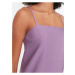 Světle fialové dámské krátké šaty na ramínka Trendyol