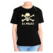 Dětské tričko St. Pauli černá-zlatá