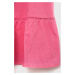 Dětské bavlněné šaty United Colors of Benetton růžová barva, mini