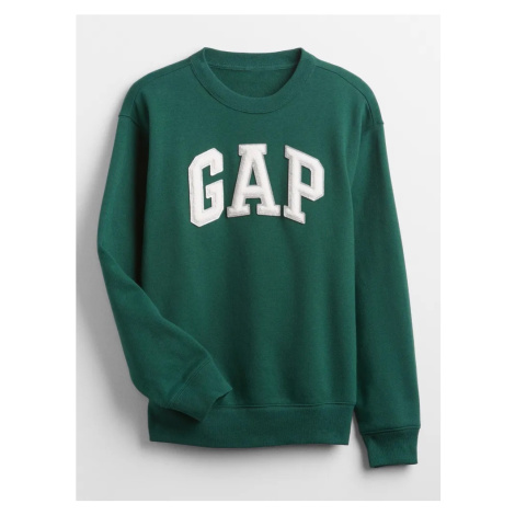 GAP HERITAGE Crewneck dámská mikina petrolejová