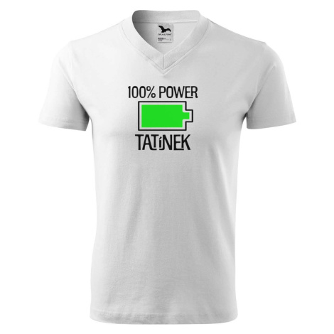 DOBRÝ TRIKO Pánské triko s potiskem 100% power tatínek