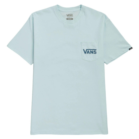 VANS-STYLE 76 BACK SS TEE-BLUE GLOW-TEAL Modrá