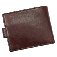 Pánská kožená peněženka EL FORREST 548-28 RFID hnědá