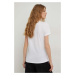 Bavlněné tričko Answear Lab X limitovaná kolekce SISTERHOOD bílá barva