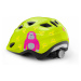 Dětská cyklistická helma MET Elfo opice/lime zelená