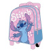 KIDS BACKPACK TROLLEY SCHOOL STITCH