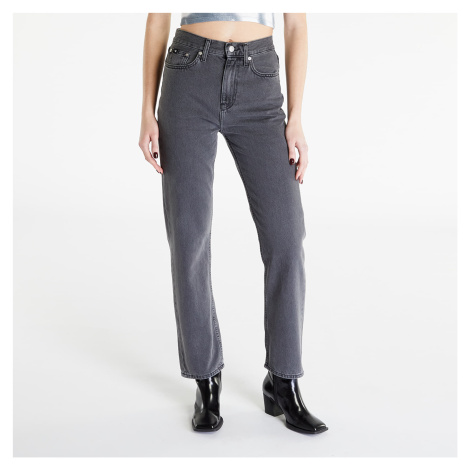 Calvin Klein Jeans High Rise Straight Pants Black