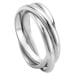 Esprit Trojitý stříbrný prsten Curl ESRG007811