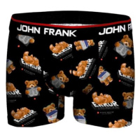 Pánské boxerky John Frank JFBD349 černé | černá