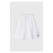 Dětská sukně Calvin Klein Jeans bílá barva, mini, áčková
